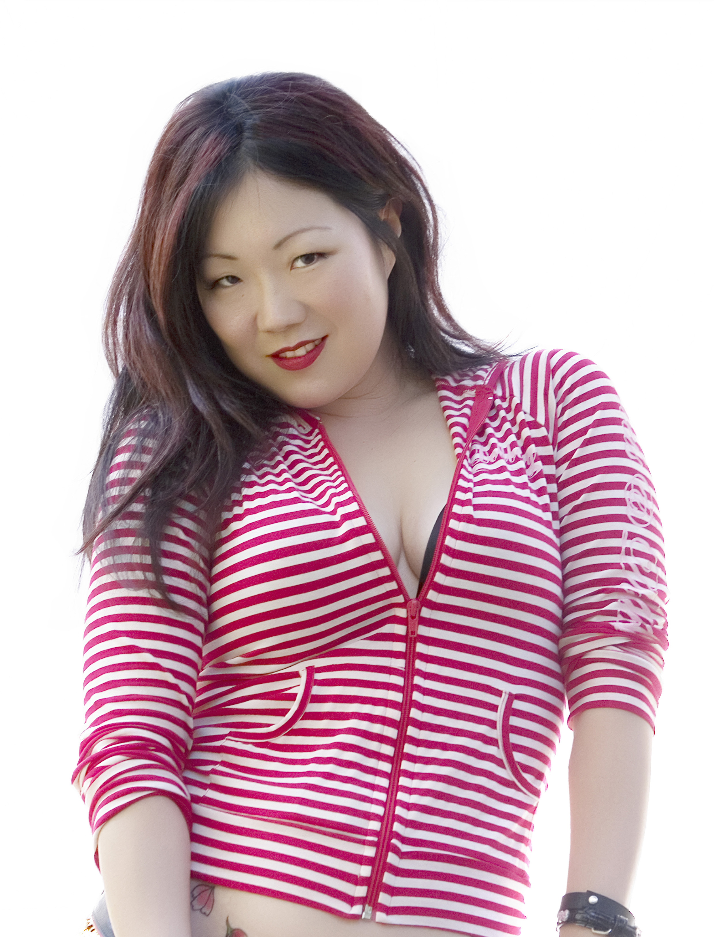 Go Away With Margaret Cho Jae Ha Kim   Margaretstripedshirt  Photo By Austin Young 